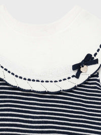 Conj. tricô curto Azul navy  (Marinho)  para Bebé Menina - Mayoral