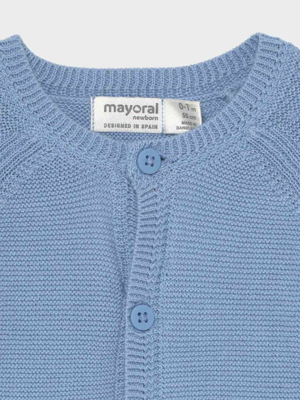 Casaco tricot Celeste    (Celeste)  para Bebé Menino - Mayoral