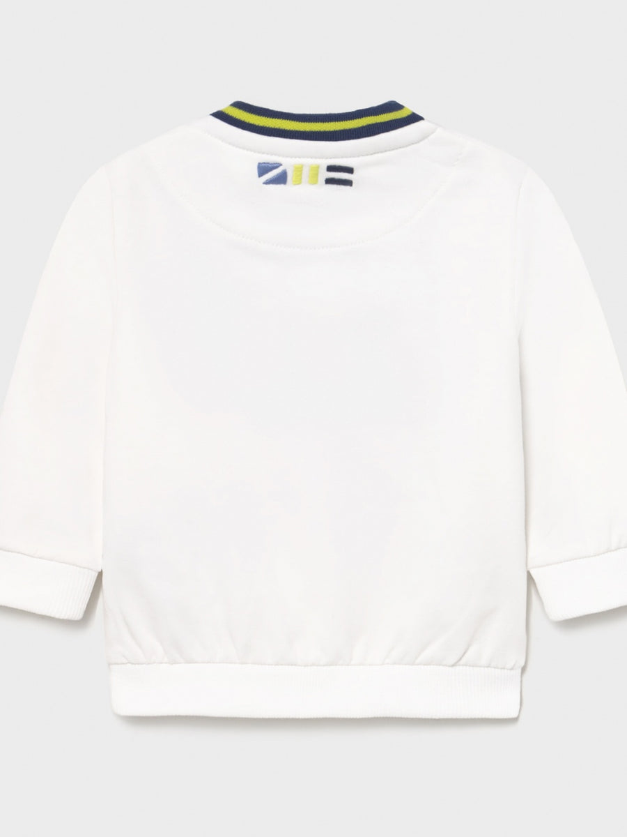 Sweat aplicações Branco     (Branco)  para Bebé Menino - Mayoral