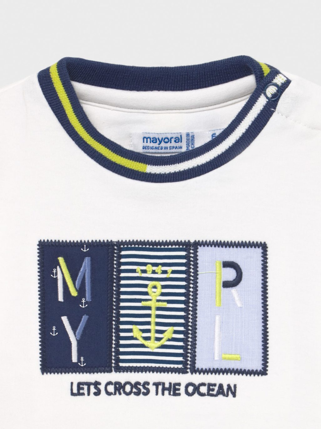 Sweat aplicações Branco     (Branco)  para Bebé Menino - Mayoral