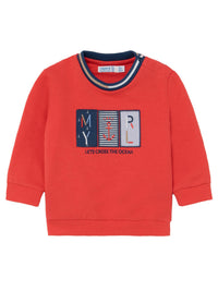 Sweat aplicações Cyber red  (Vermelho)  para Bebé Menino - Mayoral
