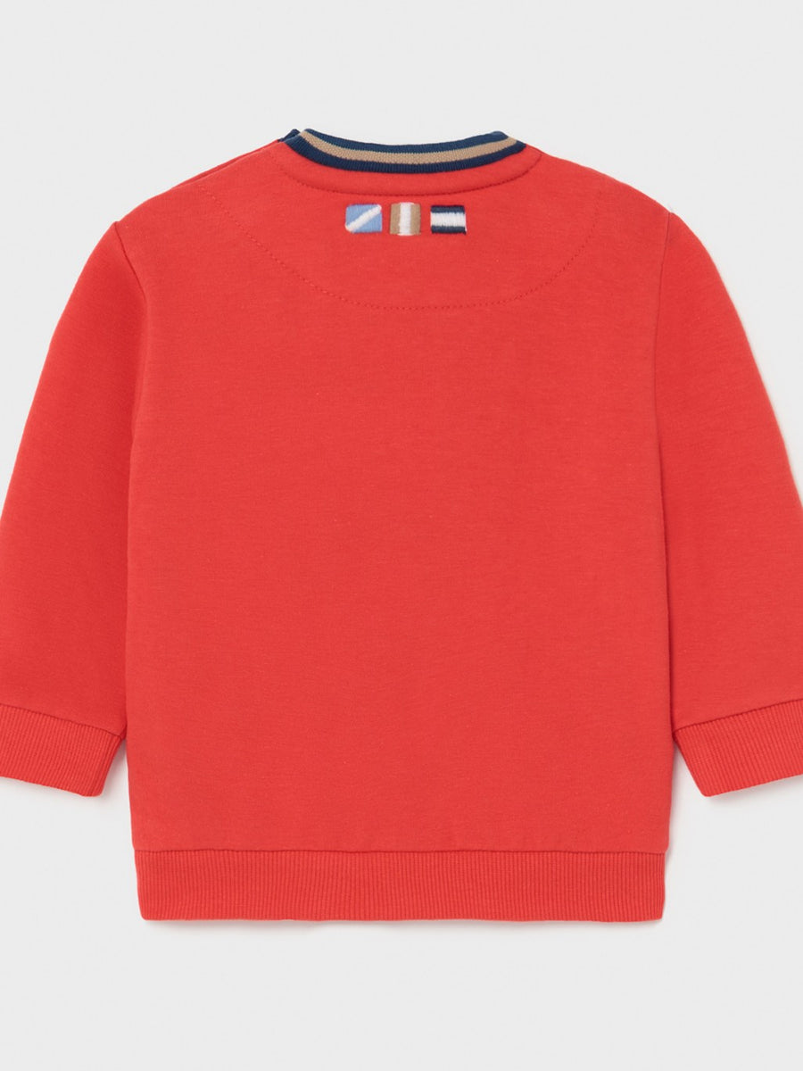 Sweat aplicações Cyber red  (Vermelho)  para Bebé Menino - Mayoral