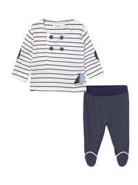 Conj.polaina Azul navy  (Marinho)  para Bebé Menino - Mayoral