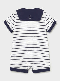 Macacão algodão marinheiro Azul navy  (Marinho)  para Bebé Menino - Mayoral