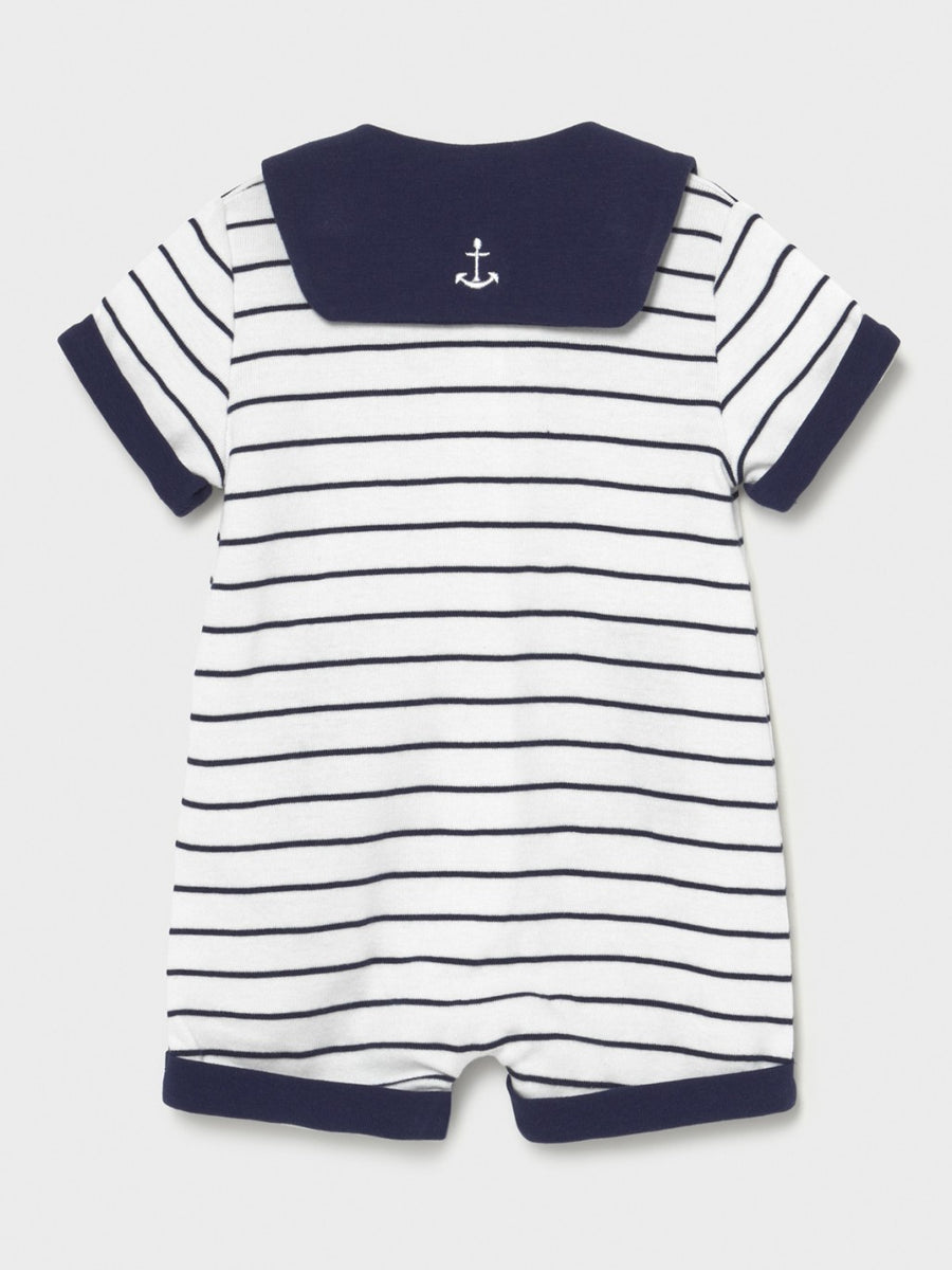 Macacão algodão marinheiro Azul navy  (Marinho)  para Bebé Menino - Mayoral