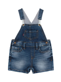 Jardineira calção soft denim Azul ganga (Ganga)  para Bebé Menino - Mayoral