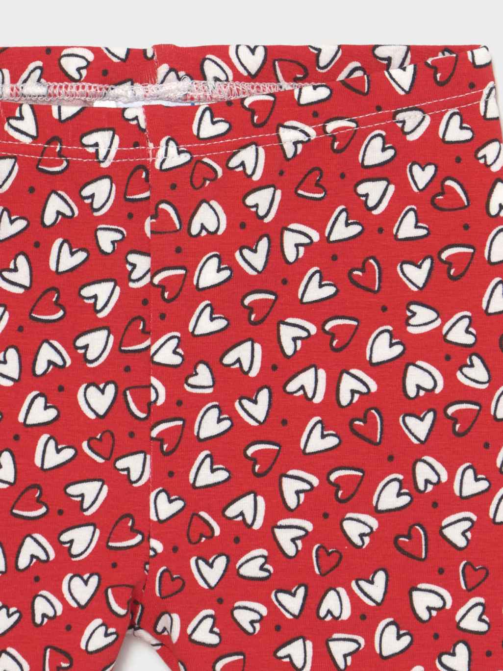 Leggings Corações   (Vermelho Escuro)  para Bebé Menina - Mayoral