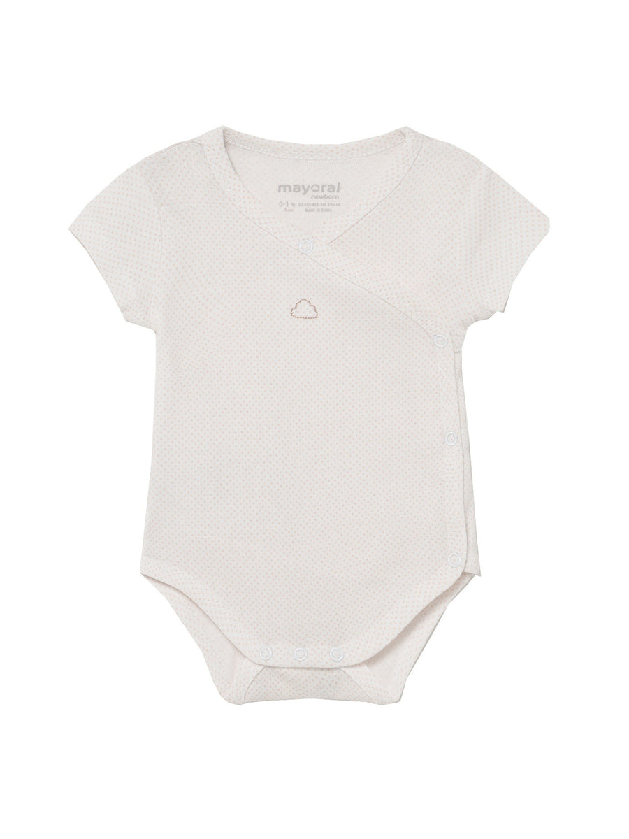 Body m/curta Nature     (Creme / Pérola)  para Bebé Menino - Mayoral