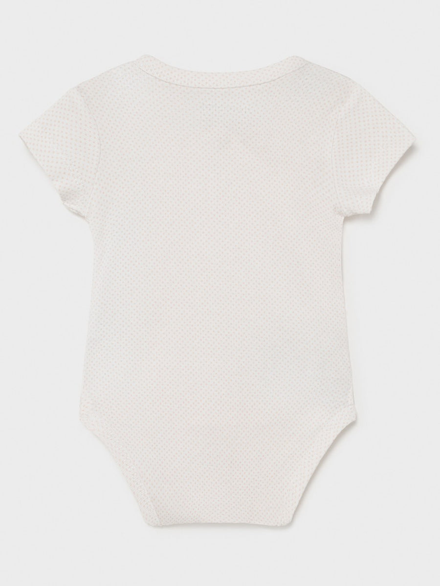 Body m/curta Nature     (Creme / Pérola)  para Bebé Menino - Mayoral