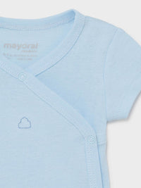 Body m/curta Azul céu   (Celeste)  para Bebé Menino - Mayoral