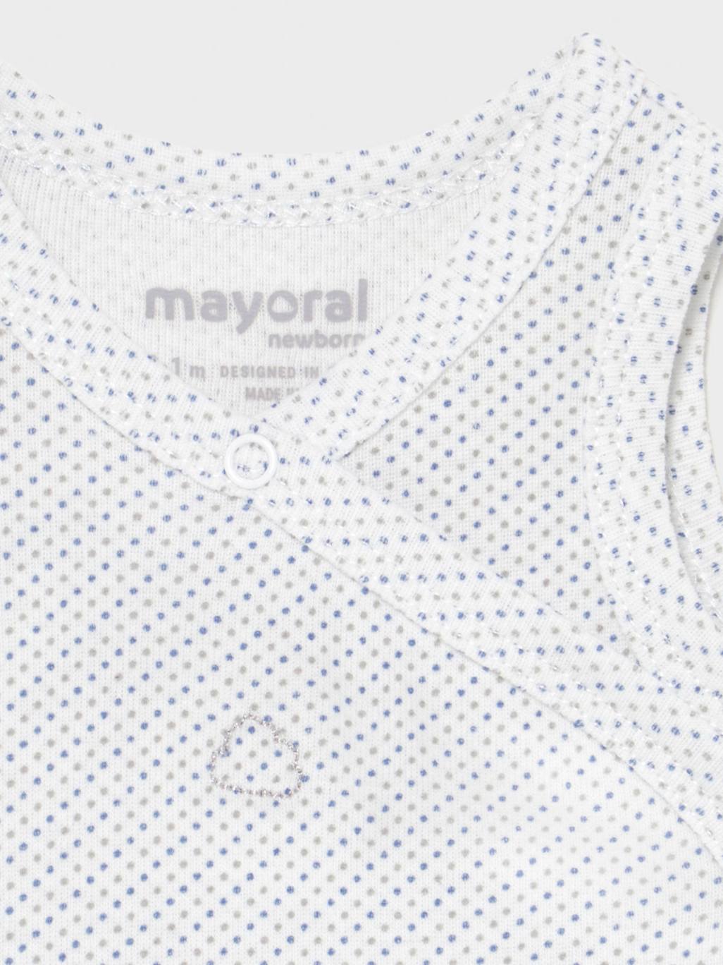 Body m/cava Lake blue  (Azul)  para Bebé Menino - Mayoral