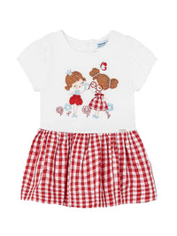 Vestido vicky Papoila    (Vermelho)  para Bebé Menina - Mayoral