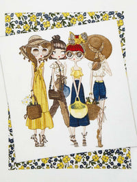 T-shirt grupo meninas Crú        (Creme / Pérola)  para Menina - Mayoral