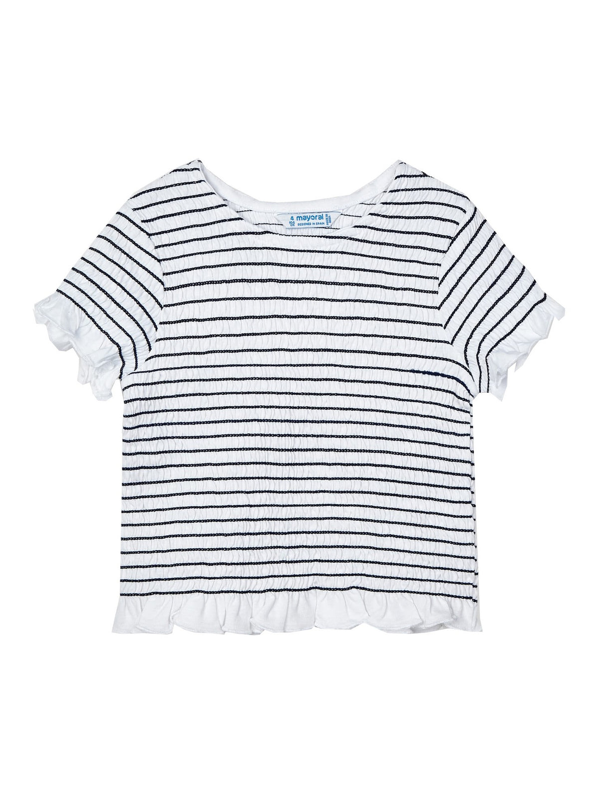 Blusa plissada Marinho    (Marinho)  para Menina - Mayoral