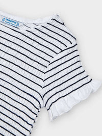Blusa plissada Marinho    (Marinho)  para Menina - Mayoral