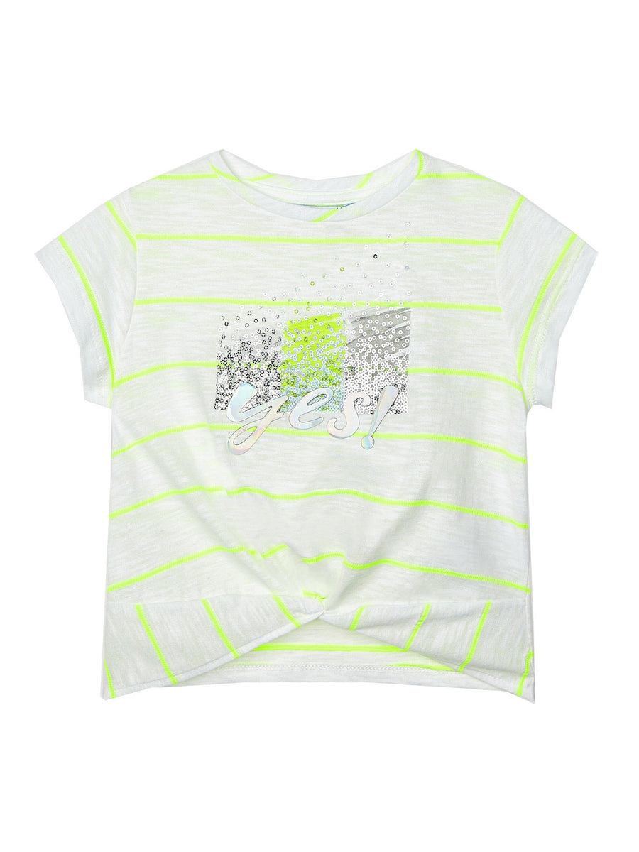 camiseta m/curta nó Lima       (Verde Alface)  para Menina - Mayoral
