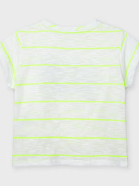 camiseta m/curta nó Lima       (Verde Alface)  para Menina - Mayoral