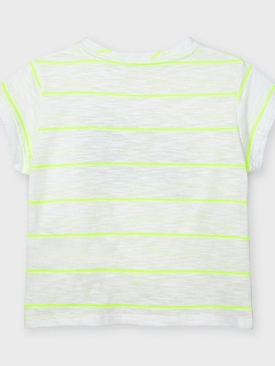 camiseta m/curta nó Lima       (Verde Alface)  para Menina - Mayoral