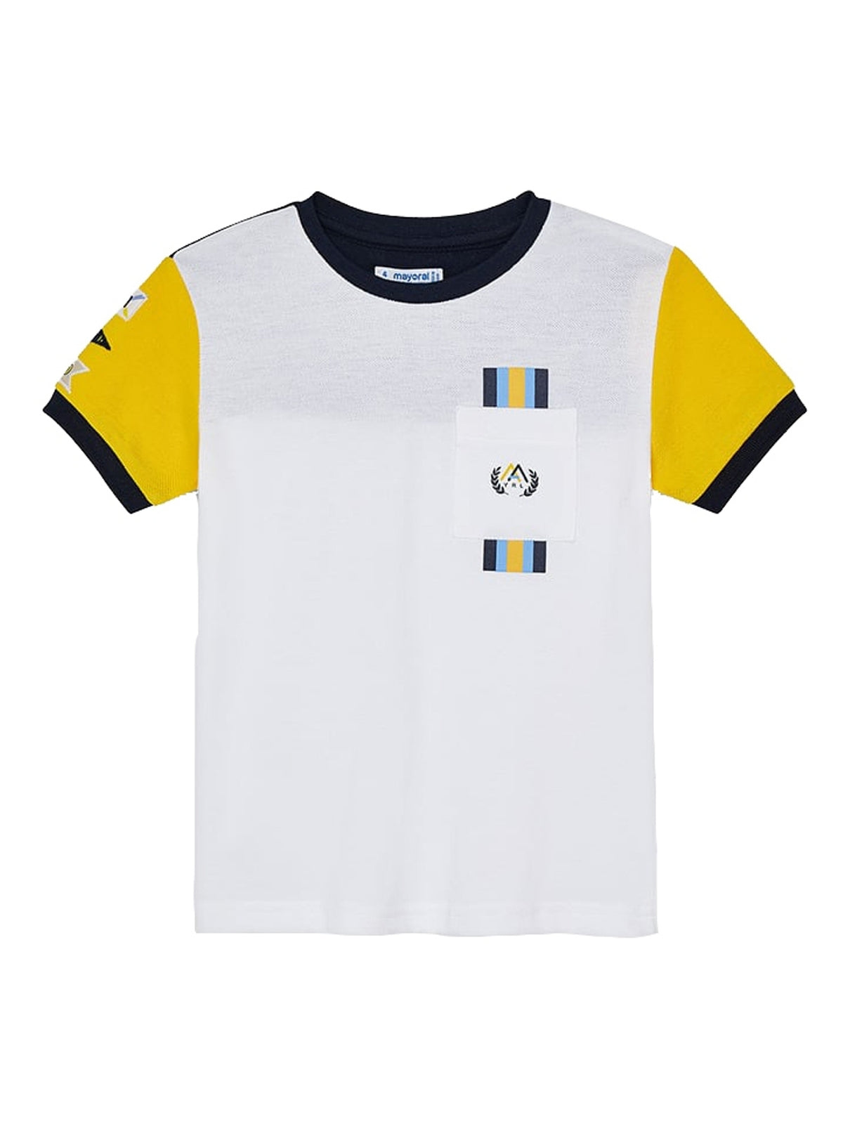 Camiseta combinada Sol        (Amarelo)  para Menino - Mayoral