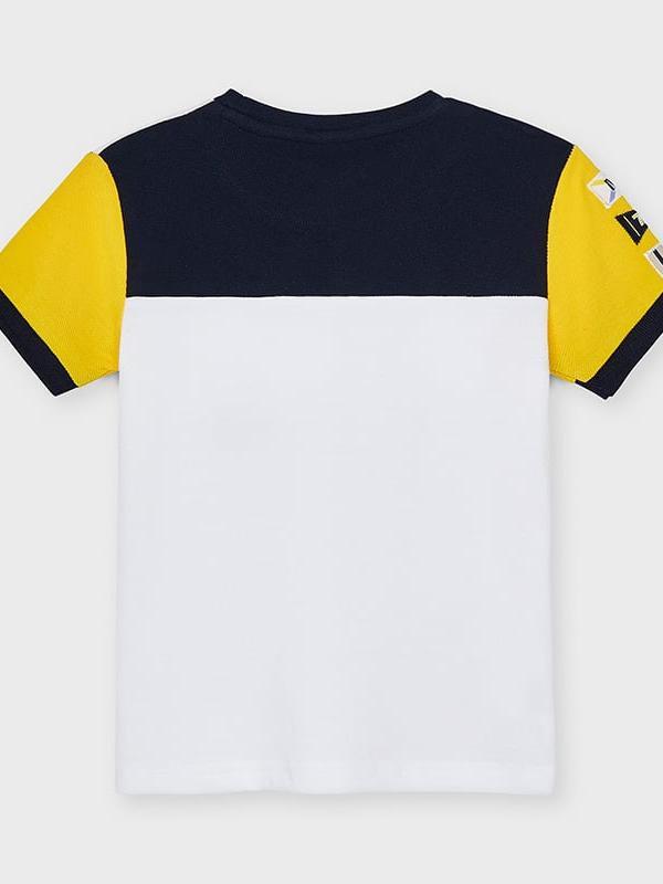 Camiseta combinada Sol        (Amarelo)  para Menino - Mayoral