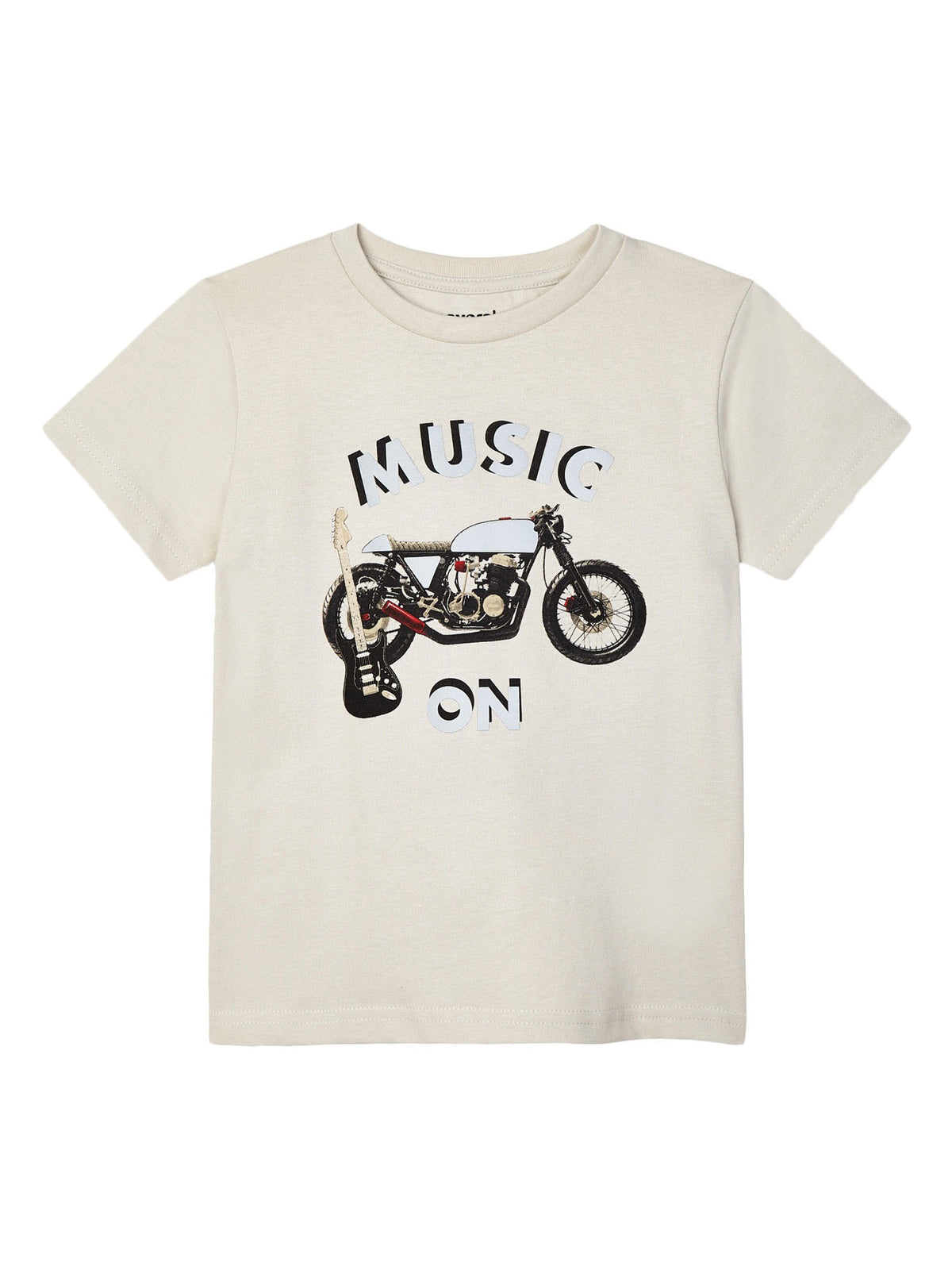 T-shirt moto reflectora Bege       (Bege)  para Menino - Mayoral