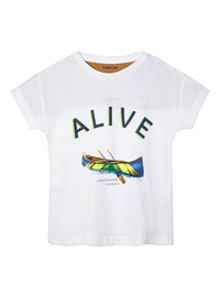 T ´shirt "alive" Teka       (Castanho Claro)  para Menino - Mayoral