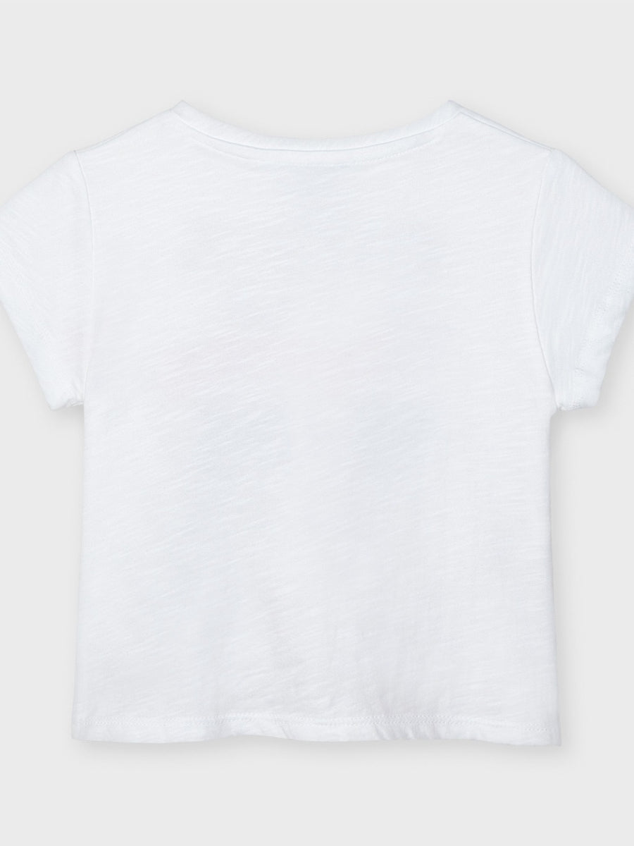 camiseta m/curta nó Branco     (Branco)  para Menina - Mayoral