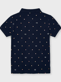 Polo m/curta estampada Marinho    (Marinho)  para Menino - Mayoral