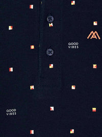 Polo m/curta estampada Marinho    (Marinho)  para Menino - Mayoral