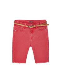 Calça ciclista sarja Coral      (Vermelho)  para Menina - Mayoral