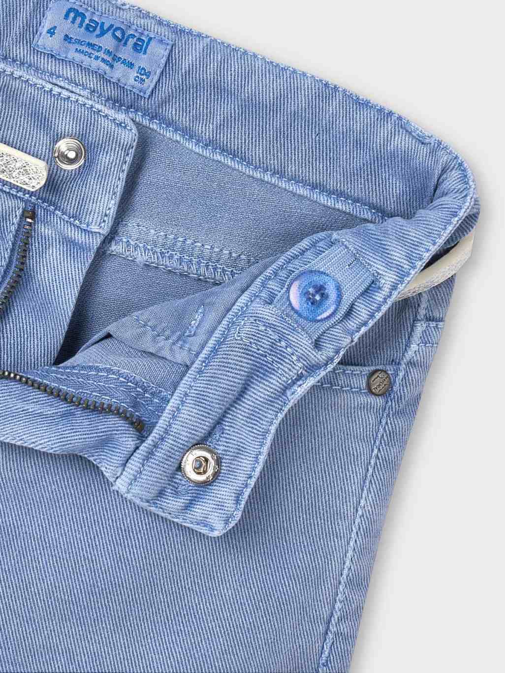 Calça ciclista sarja Lavanda    (Celeste)  para Menina - Mayoral