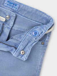 Calça ciclista sarja Lavanda    (Celeste)  para Menina - Mayoral