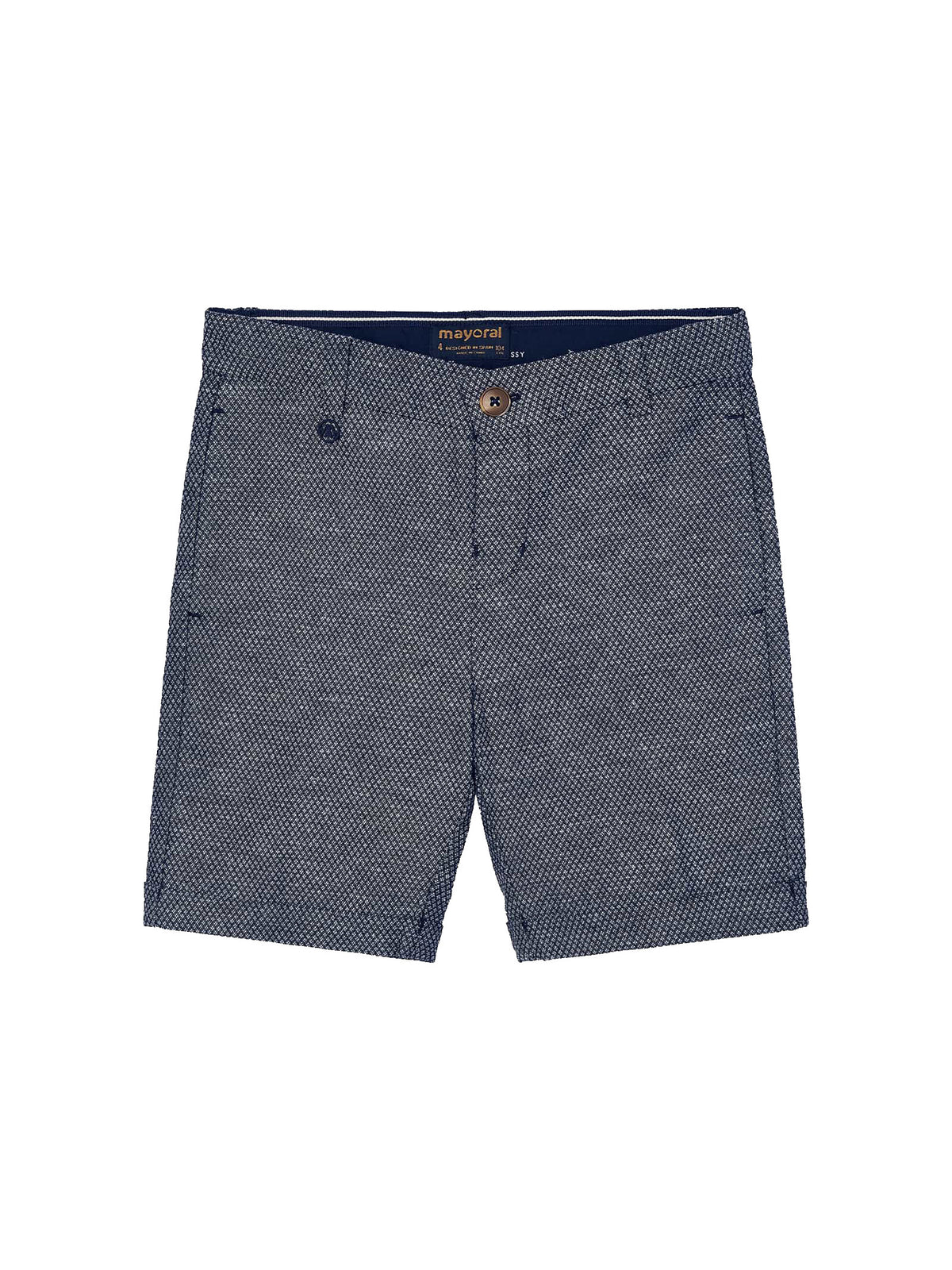 Bermuda linho tailoring Jacq.marin (Marinho)  para Menino - Mayoral