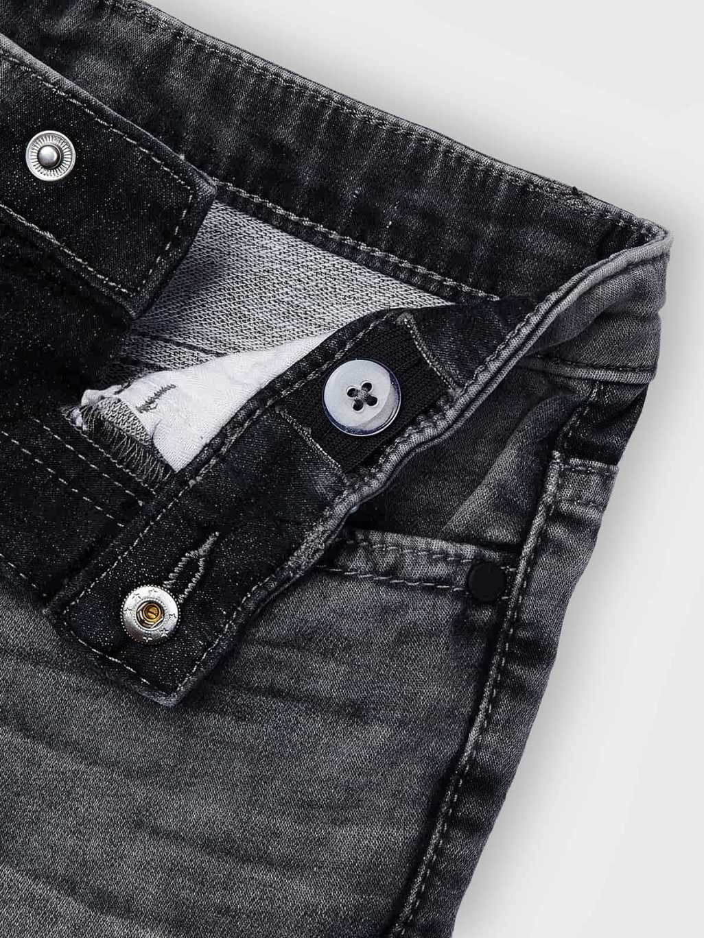Bermuda soft denim 5b Cinza      (Cinza)  para Menino - Mayoral