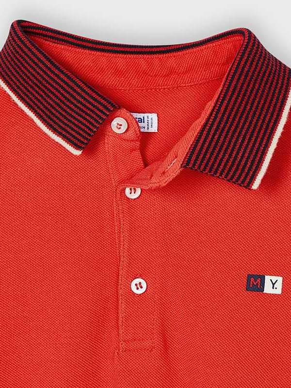 Conj. bermuda estamp.polo Tiza       (Branco)  para Menino - Mayoral