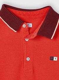 Conj. bermuda estamp.polo Tiza       (Branco)  para Menino - Mayoral