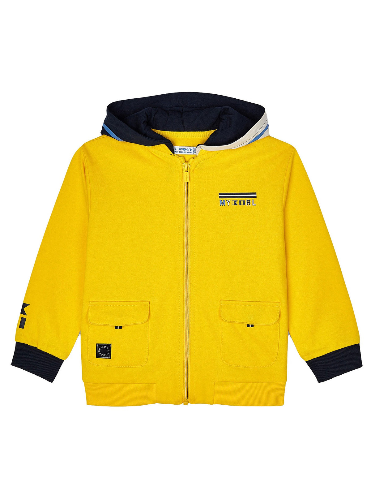 Casaco c/carapuço combinado Sol        (Amarelo)  para Menino - Mayoral