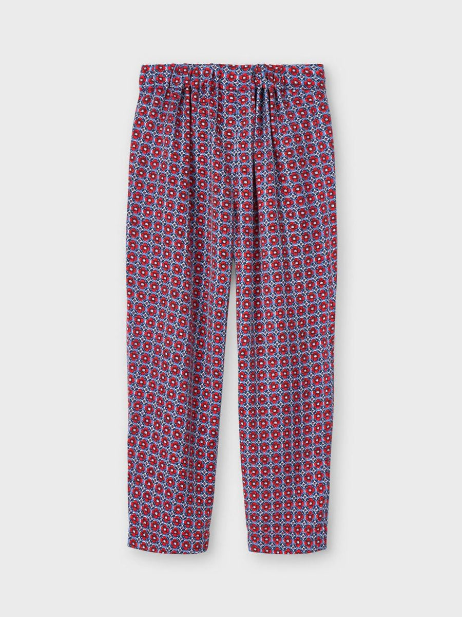 Calça estampada fluido Papoila    (Vermelho)  para Menina - Mayoral