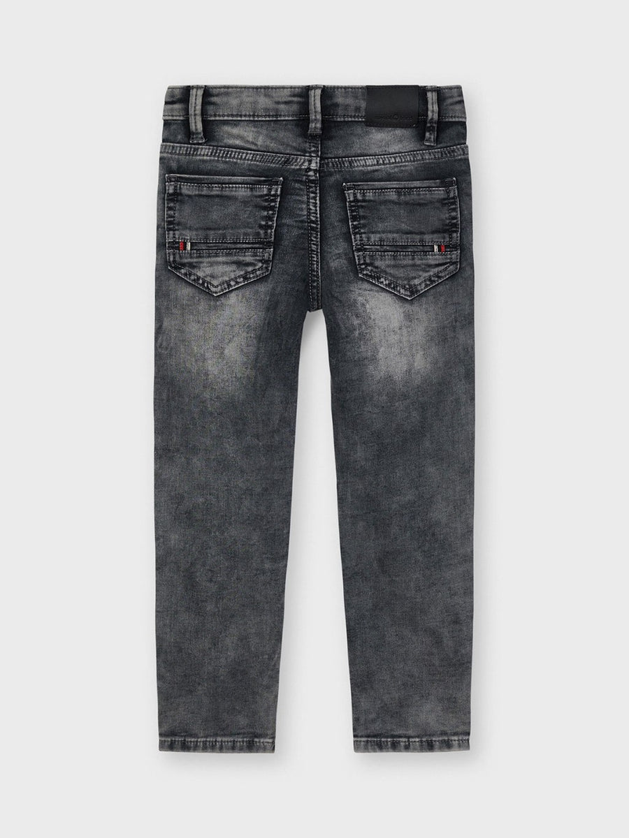 Calça ganga soft denim 5b Cinza      (Cinza)  para Menino - Mayoral