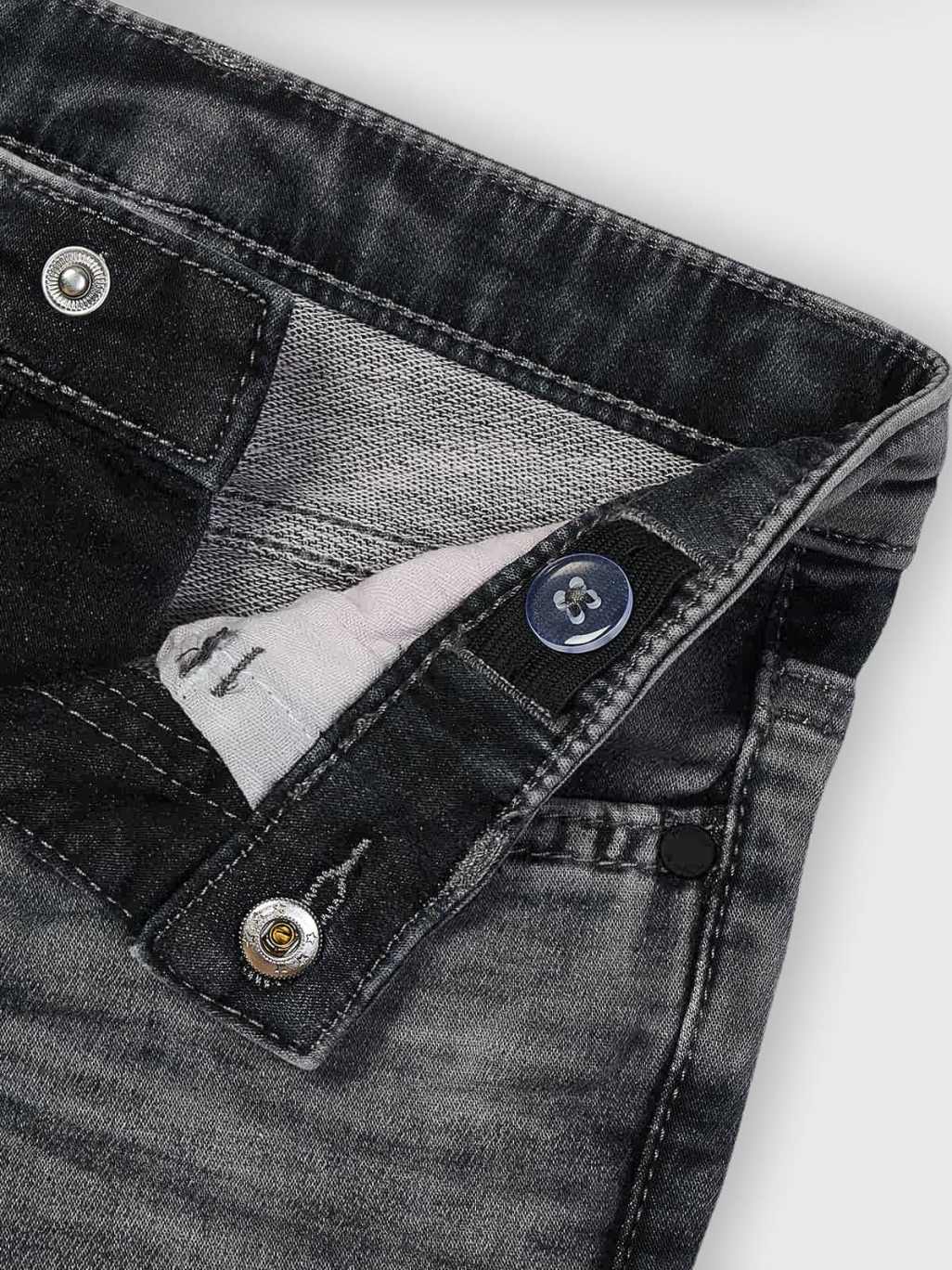Calça ganga soft denim 5b Cinza      (Cinza)  para Menino - Mayoral