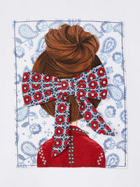 Conj. leggings boneca laço Papoila    (Vermelho)  para Menina - Mayoral