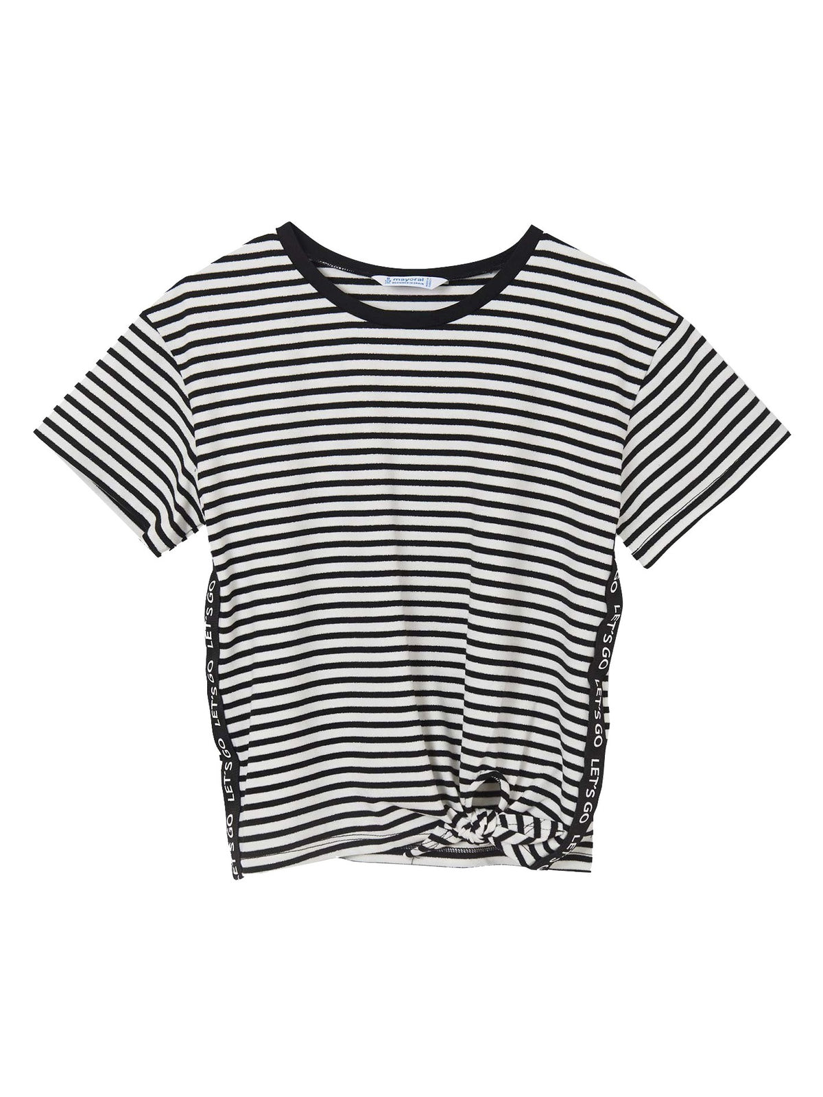 camiseta m/curta nó Preto      (Preto)  para Menina - Mayoral