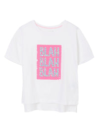 Camiseta m/cta gráfica Branco     (Branco)  para Menina - Mayoral