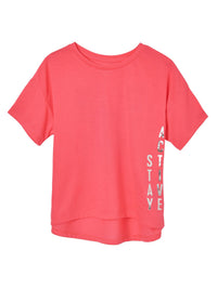 Blusa play time Rosa fluor (Rosa)  para Menina - Mayoral
