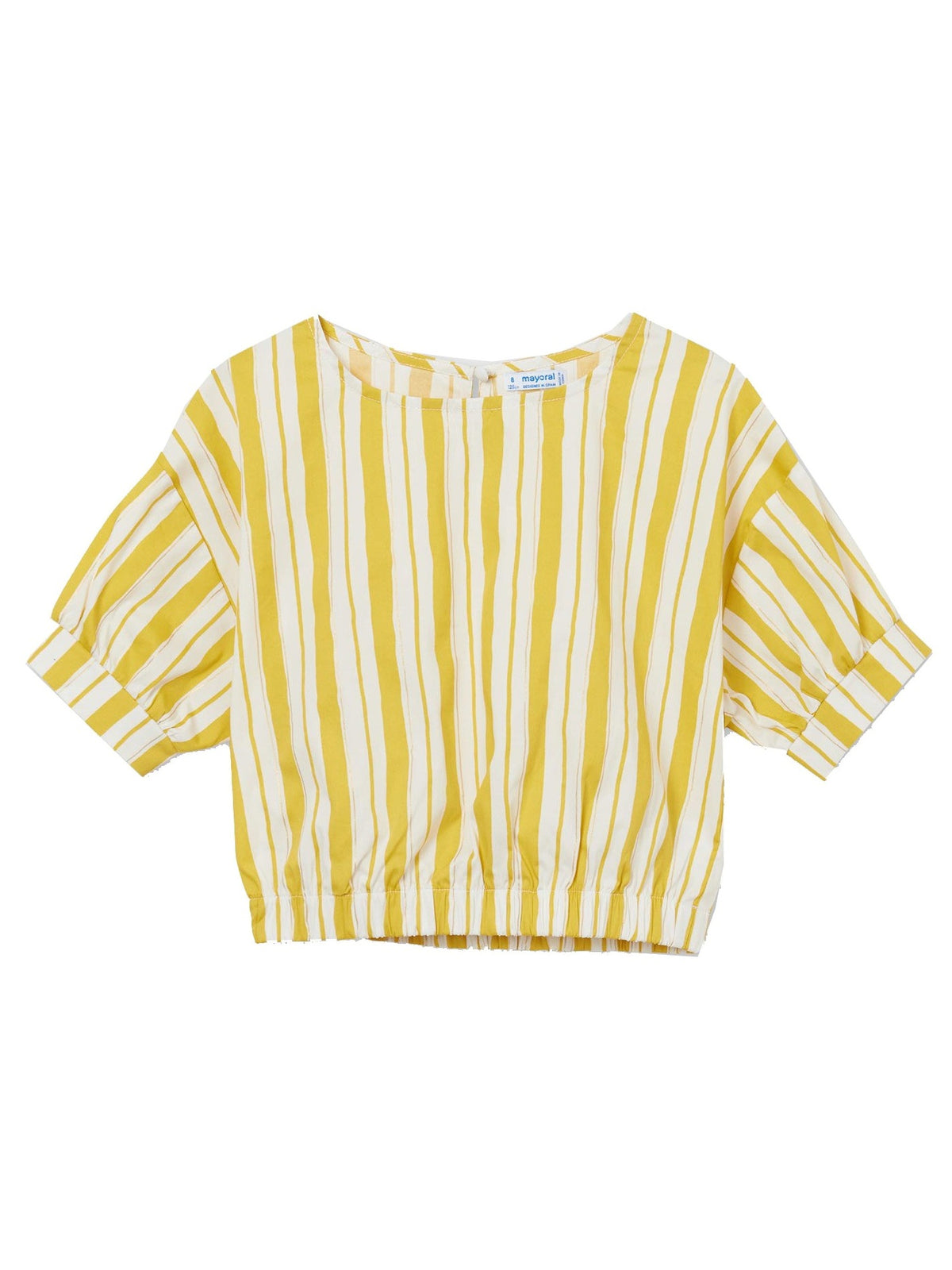 Túnica popelin Mostarda   (Amarelo)  para Menina - Mayoral