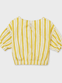 Túnica popelin Mostarda   (Amarelo)  para Menina - Mayoral