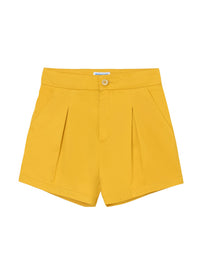 Calção saten Mostarda   (Amarelo)  para Menina - Mayoral