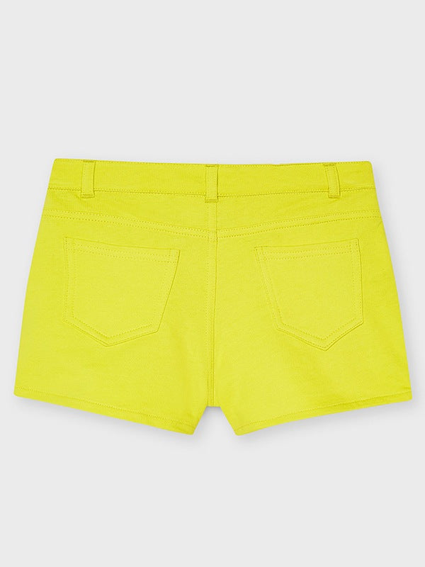 Calção felpa Limão      (Amarelo)  para Menina - Mayoral