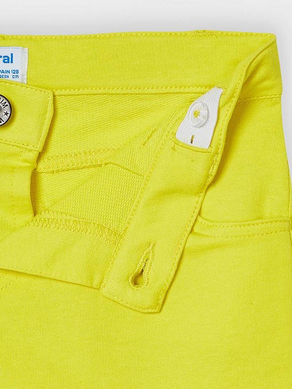 Calção felpa Limão      (Amarelo)  para Menina - Mayoral