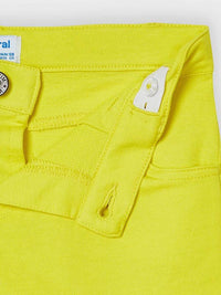 Calção felpa Limão      (Amarelo)  para Menina - Mayoral